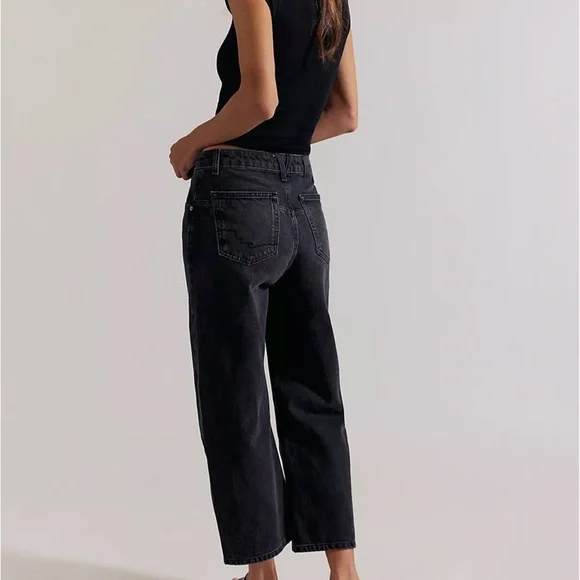 WE THE FREE DEEP TRANCE DROPPED BOYFRIEND DENIM - Picture 2 of 9